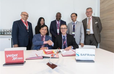 Vietjet và Safran ký hợp đồng giải pháp nhiên liệu SFCO2